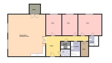 Pronájem krásného bytu 4+kk/B/S/PS, 140m2, Praha 6 - Vokovice, Skotská