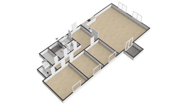 Pronájem krásného bytu 4+kk/B/S/PS, 140m2, Praha 6 - Vokovice, Skotská