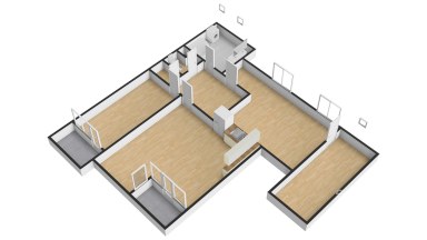 Pronájem krásného bytu 3+kk/L/PS, 130 m2, Praha 5 - Stodůlky, Smíchovská