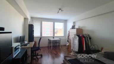 Pronájem bytu 1+kk/L/S, 22 m2, Praha 6 - Vokovice, Evropská