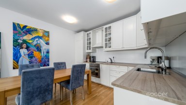 Prodej bytu 4+kk/sklep/garážové stání/balkon, 106 m2, ul. Nepomuckých, Praha 9 - Letňany.