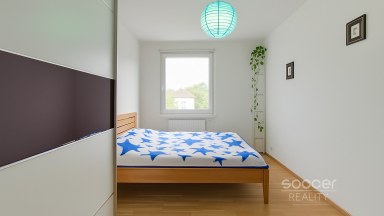 Prodej bytu 3+1 (původně 2+1), 63,7 m² včetně komory + 6,3 m² lodžie, Praha 4, Braník, ul. Údolní