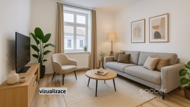 Pronájem bytu 2+kk+ komora, 33 m2, Kostelec nad Labem, ulice T. G. Masaryka