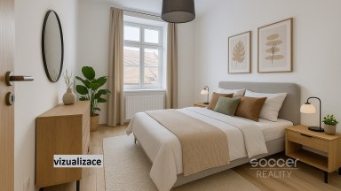 Pronájem bytu 2+kk+ komora, 33 m2, Kostelec nad Labem, ulice T. G. Masaryka