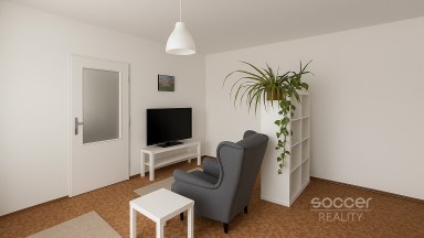 Pronájem hezkého bytu 2+1/S, 45 m2, Praha 5 - Hlubočepy, ul. Borského.
