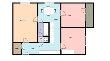 Prodej bytu 3+1/B/S, 72 m2, Praha 10 - Záběhlice, ul. Jabloňová.