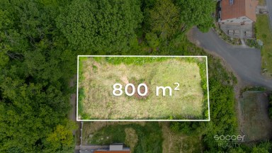 Prodej stavebního pozemku 800 m2, obec Oparno, okres Litoměřice.