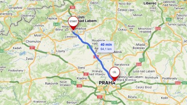 Prodej stavebního pozemku 800 m2, obec Oparno, okres Litoměřice.