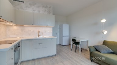 Pronájem bytu 1+kk, 31,7 m², ul. Malkovského, Praha 9 – Letňany