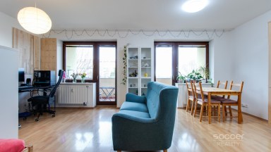 Pronájem bytu 1+kk/L/G, 46 m2, ul. Ústavní, Praha 8 - Bohnice.