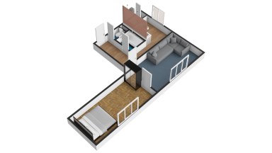 Pronájem hezkého bytu 2+1/S, 55 m2, Praha 6 - Vokovice, ul. K Lánu.