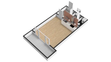 Prodej bytu 1+kk/L/S/PS, 35 m2, Praha 5 - Zličín, ul. Míšovická.