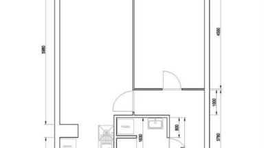 Prodej zrekonstruovaného bytu 2+kk, 47 m2, ul. Za Sídlištěm, Praha 4 - Komořany. 