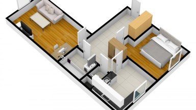 Pronájem bytu 2+1/S, 56 m2, Praha 6 - Vokovice, ul. Kladenská.