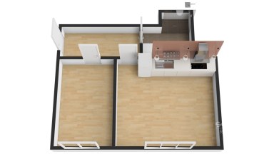 Pronájem bytu 2+kk, 48 m2, Praha 3 - Žižkov, ul. Jeseniova.