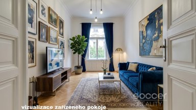 Slunný byt 2+kk se spacím patrem, po rekonstrukci, Praha 3 – Žižkov