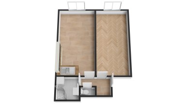Pronájem bytu 2+kk, 46 m2, Praha 4 - Nusle, ul. K Podjezdu.