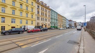 Pronájem bytu 1+kk/S, 21 m2, ul. Radlická, Praha 5 - Smíchov.