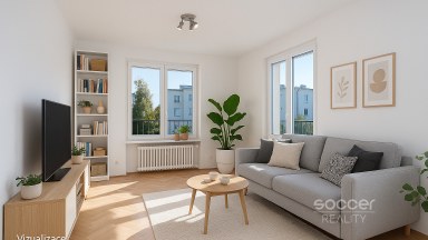 Pronájem bytu 2+1/B/S, 53 m2, Praha 3 - Žižkov, ul. Pod Lipami.