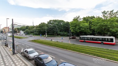 Pronájem bytu 1+kk/Sklep/Wellness, 36 m², Praha 3 – Vinohrady, ul. Vinohradská.