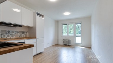 Pronájem bytu 3+kk/L/S, 56 m², Praha 6 – Vokovice, ul. Evropská