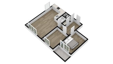 Pronájem bytu 3+kk/L/S, 65 m2, Praha 9 - Černý Most, ul. Vašátkova.